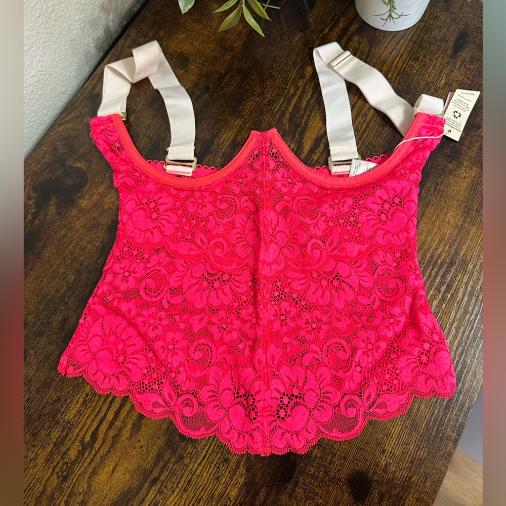 HAH Bust a Move Bustier in Haht Lava Pink